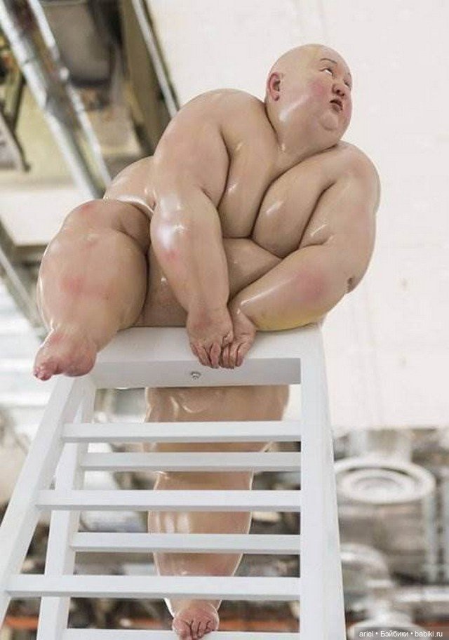 Толстяки от скульптора Mu Boyan (фото 8)