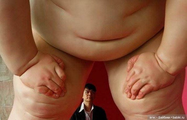 Толстяки от скульптора Mu Boyan (фото 9)