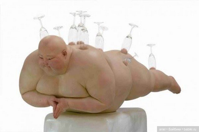 Толстяки от скульптора Mu Boyan (фото 6)