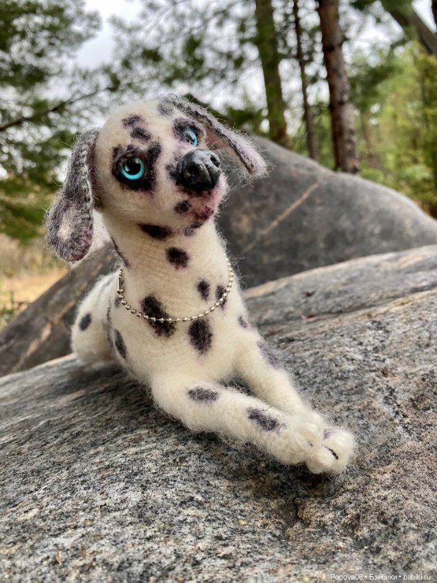 Далматинка Джессика — Вязаные игрушки и амигуруми: крючком