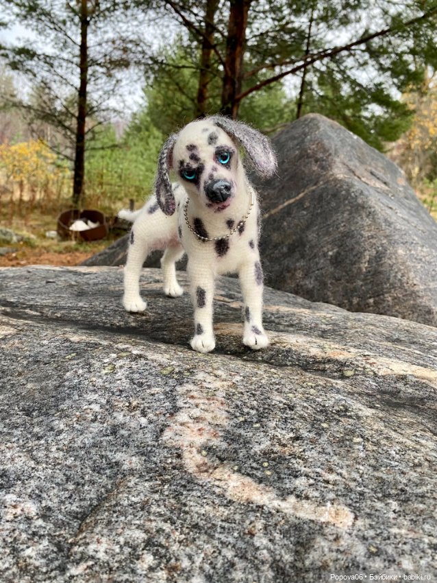 Далматинка Джессика — Вязаные игрушки и амигуруми: крючком