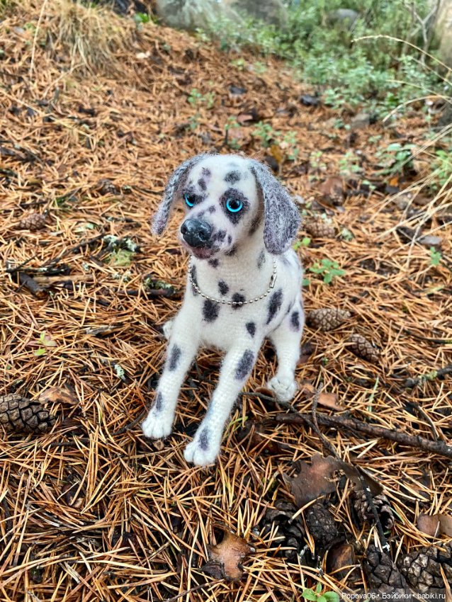 Далматинка Джессика — Вязаные игрушки и амигуруми: крючком (фото 6)