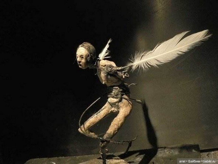 Жуткие скульптуры от автора Olivier de Sagazan (фото 2)