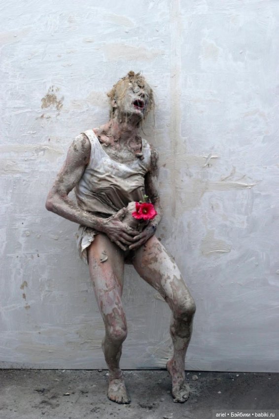 Жуткие скульптуры от автора Olivier de Sagazan