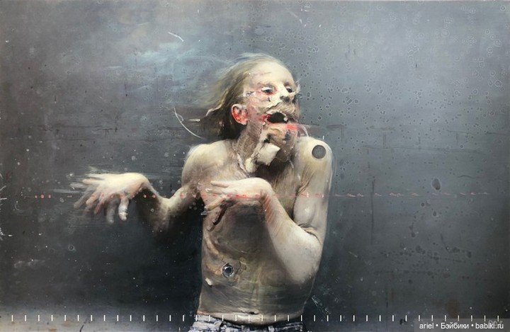 Жуткие скульптуры от автора Olivier de Sagazan