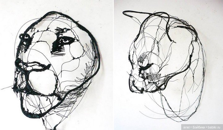 Скульптуры из проволоки от автора David Oliveira (фото 6)