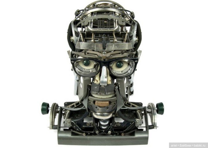 Скульптуры из печатных машинок от Jeremy Mayer (фото 6)