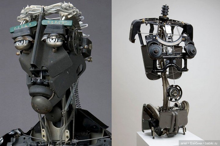 Скульптуры из печатных машинок от Jeremy Mayer (фото 8)