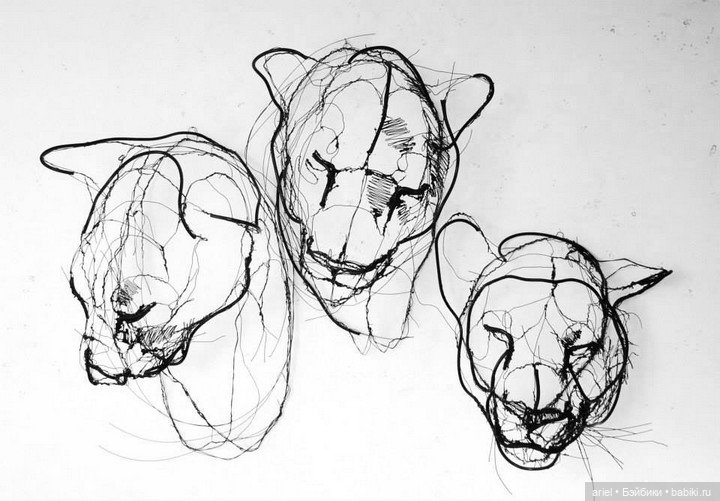 Скульптуры из проволоки от автора David Oliveira (фото 7)