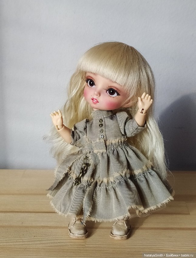 Лулу в новом платье — Куклы Peaks Woods (Пиксвудс): BJD (БЖД) (фото 10)