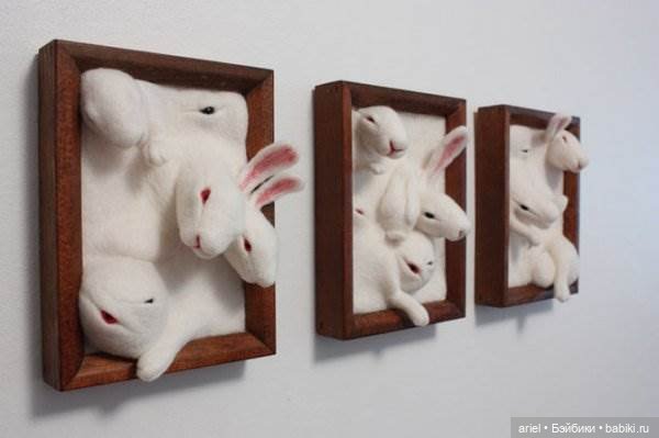 Скульптуры из шерсти от Zoe Williams (фото 10)