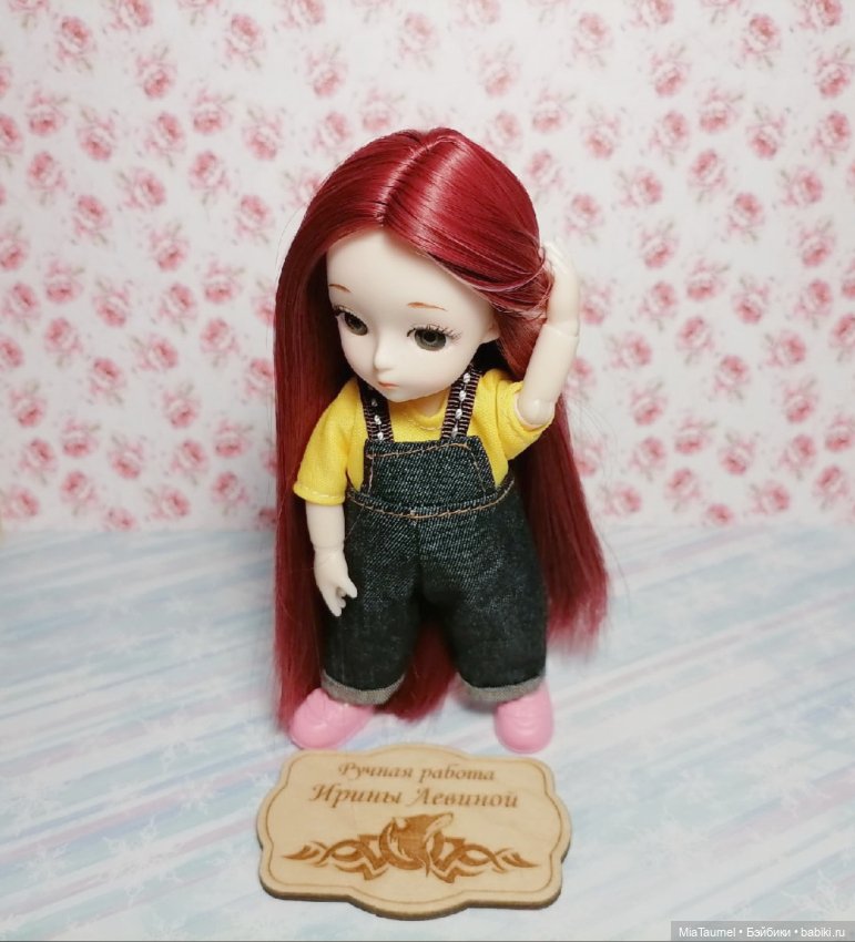 Парик на куклу 16см — Куклы Baboliy (Баболи (фото 4)