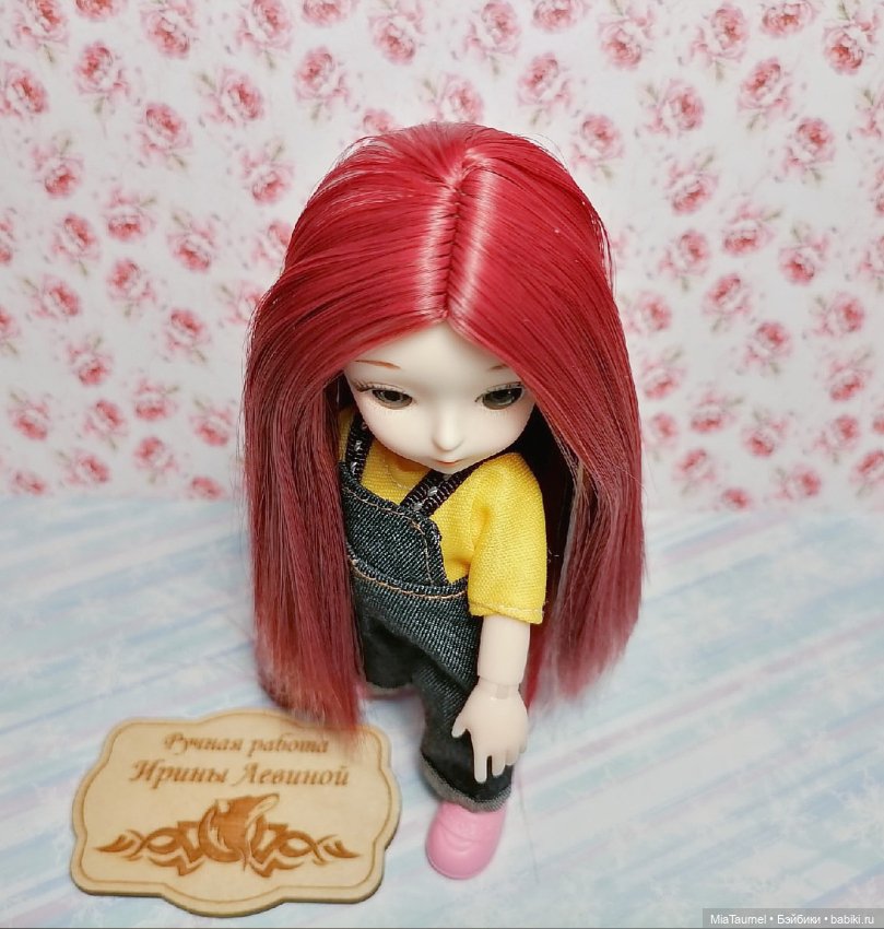 Парик на куклу 16см — Куклы Baboliy (Баболи (фото 3)