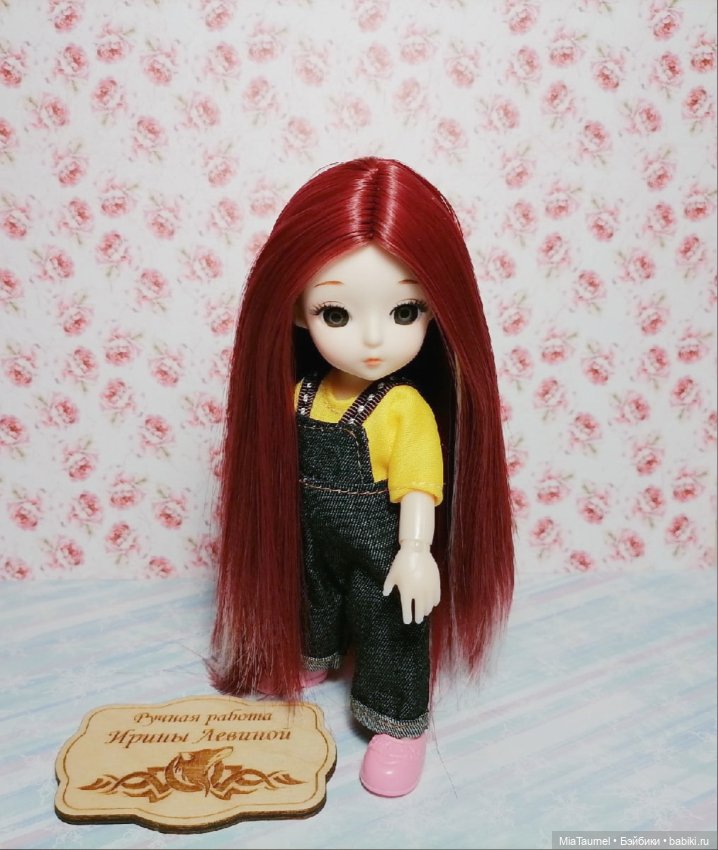 Парик на куклу 16см — Куклы Baboliy (Баболи (фото 2)
