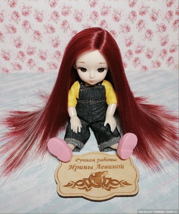 Парик на куклу 16см — Куклы Baboliy (Баболи