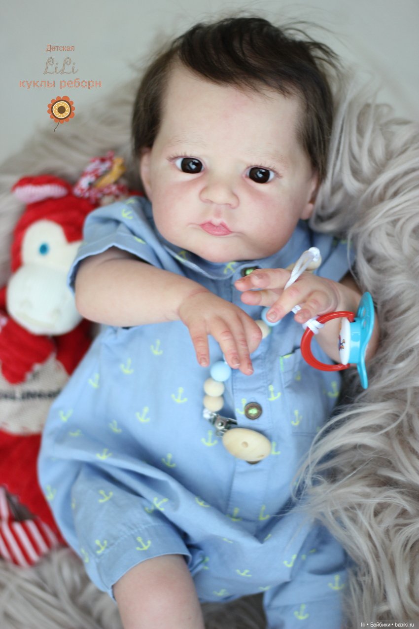 Малыш реборн из молда Heron (фото 5)