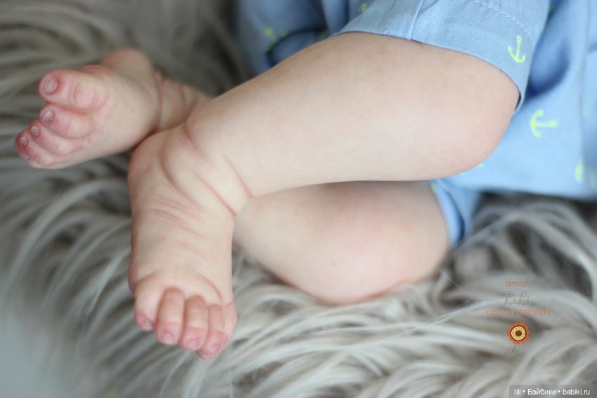 Малыш реборн из молда Heron (фото 3)