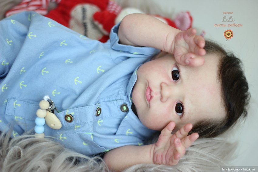 Малыш реборн из молда Heron (фото 4)
