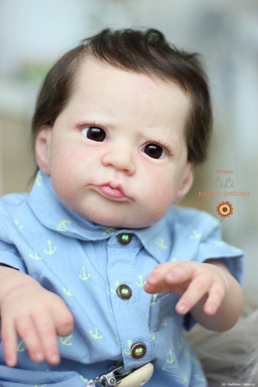 Малыш реборн из молда Heron (фото 7)