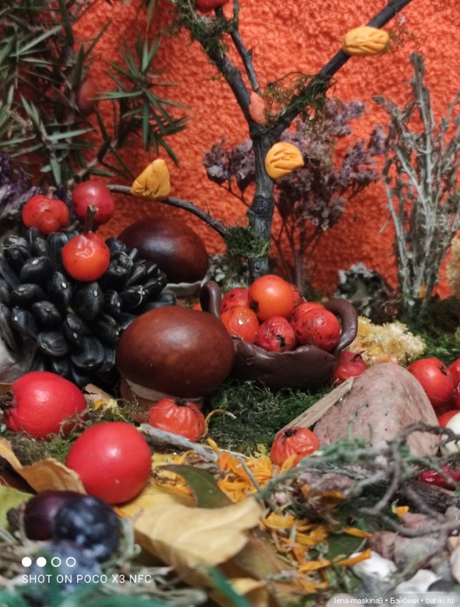 Осень- семейка ёжиков( заготовка на зиму)