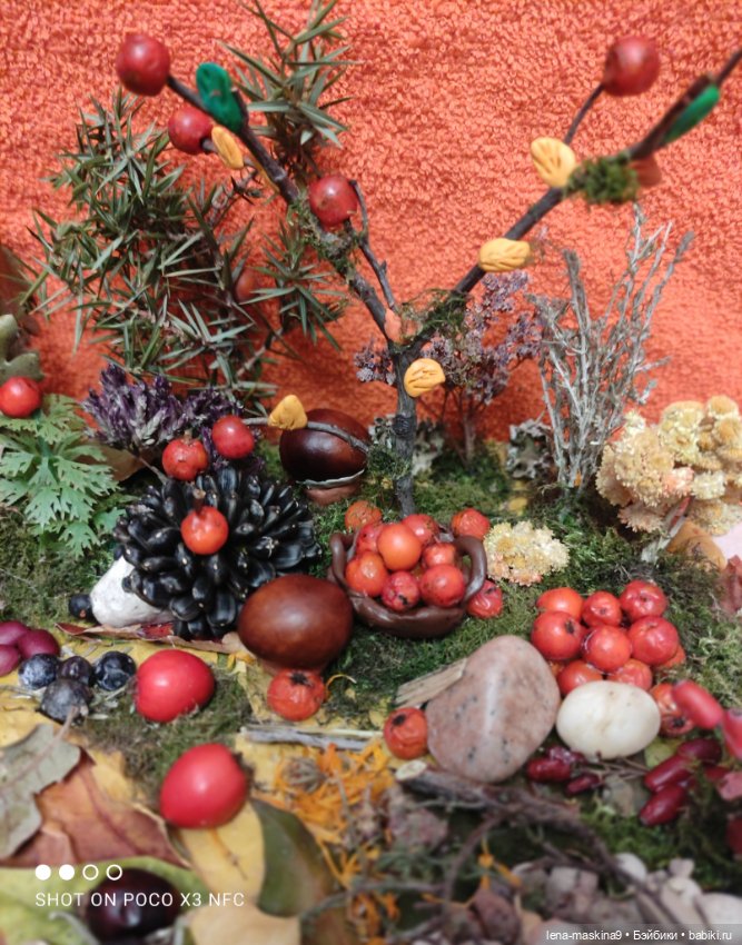 Осень- семейка ёжиков( заготовка на зиму)