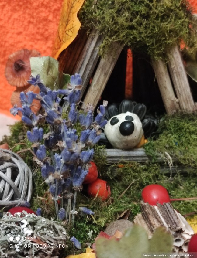 Осень- семейка ёжиков( заготовка на зиму)