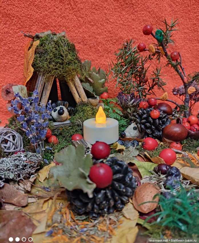 Осень- семейка ёжиков( заготовка на зиму) (фото 6)