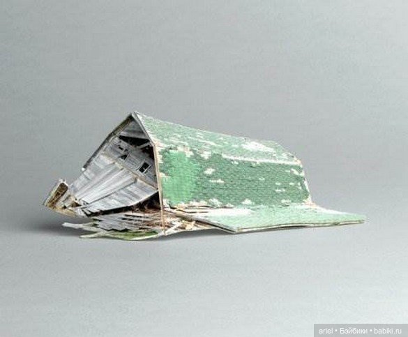 Скульптуры разрушенных домов от Офры Лапид (фото 10)