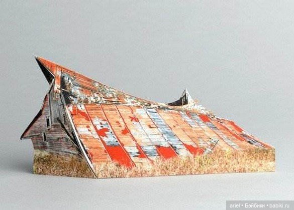 Скульптуры разрушенных домов от Офры Лапид (фото 2)