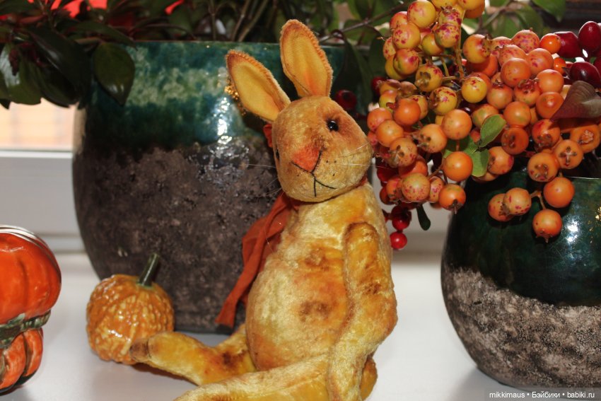 Жёлтые зайки тедди — Авторские мишки Тедди и друзья: фото (фото 7)