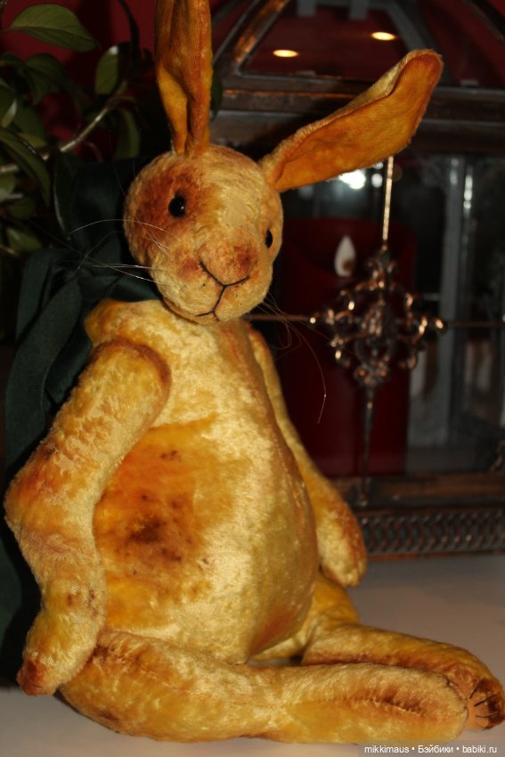 Жёлтые зайки тедди — Авторские мишки Тедди и друзья: фото