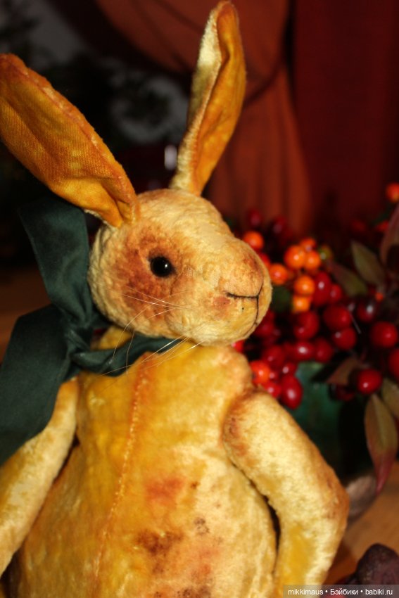 Жёлтые зайки тедди — Авторские мишки Тедди и друзья: фото