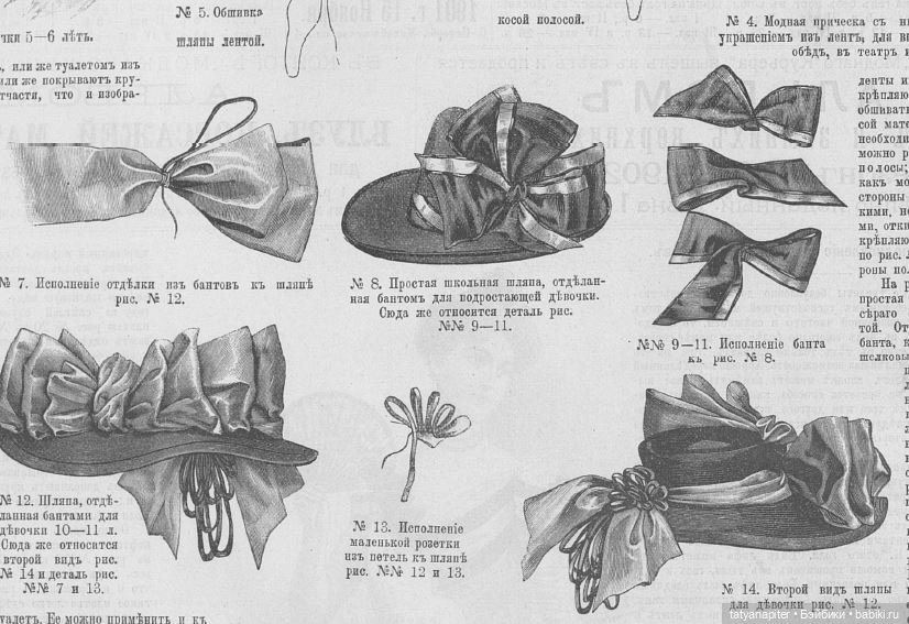 Детская мода 1899-1906 из журналов "Модный курьер" и "Вестник моды" ч2