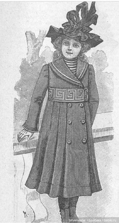 Детская мода 1899-1906 из журналов "Модный курьер" и "Вестник моды" ч2