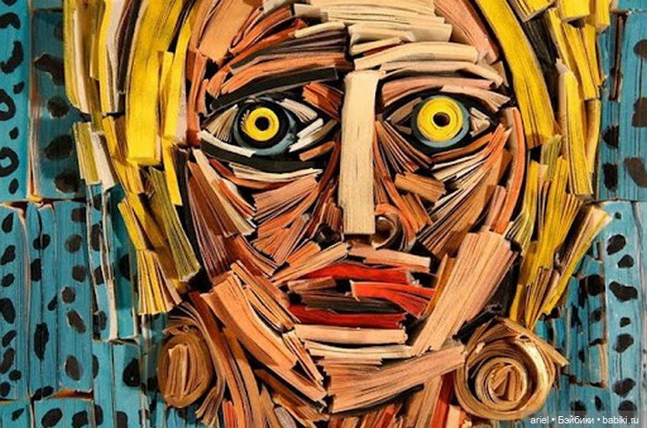 Скульптуры из газет от Nick Georgiou