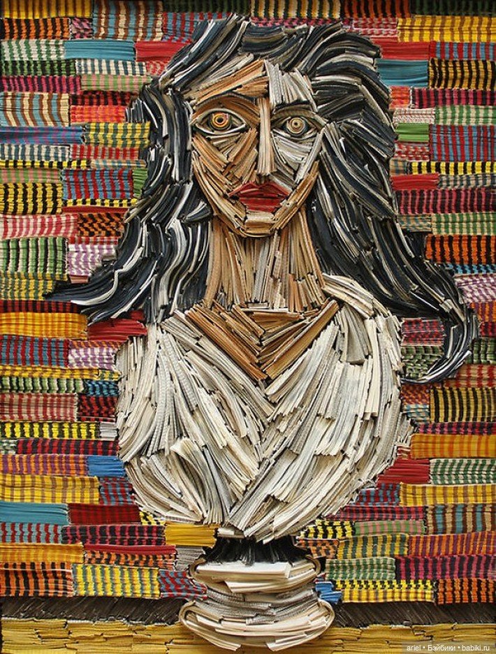 Скульптуры из газет от Nick Georgiou (фото 5)