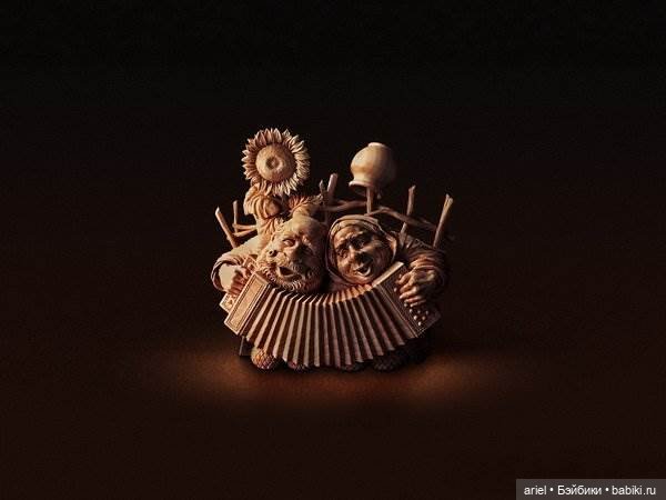 Невероятная резьба по дереву от Юрия Фирсанова