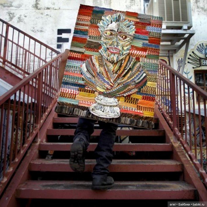 Скульптуры из газет от Nick Georgiou (фото 2)