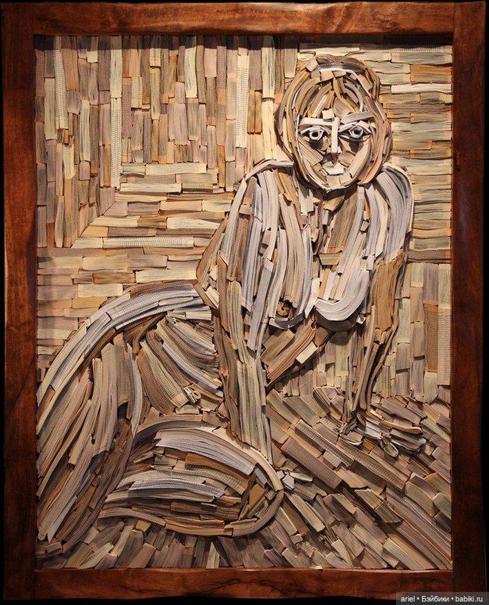 Скульптуры из газет от Nick Georgiou (фото 9)