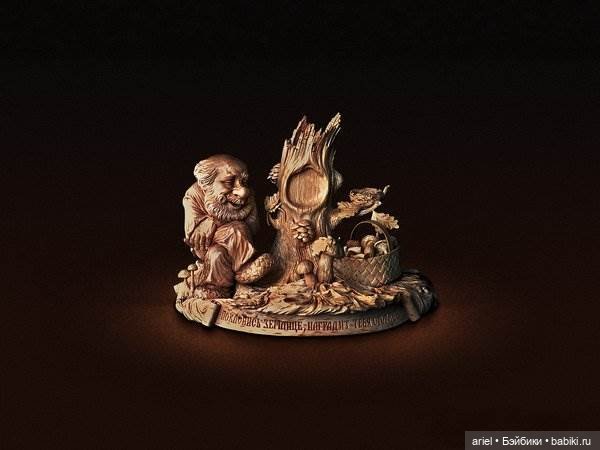 Невероятная резьба по дереву от Юрия Фирсанова (фото 4)