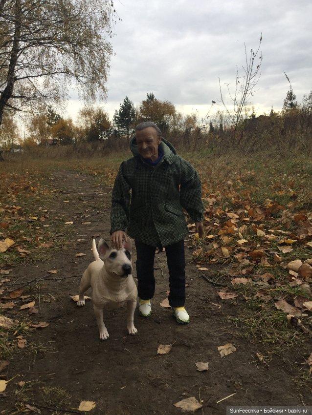 Матвей Сергеевич на прогулке с Сенсеем (фото 6)