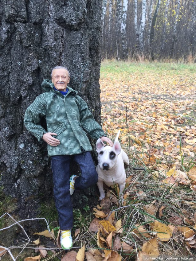 Матвей Сергеевич на прогулке с Сенсеем (фото 8)