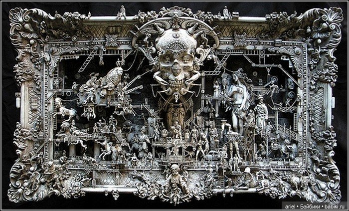 Крис Кукси скульптура и гротеск