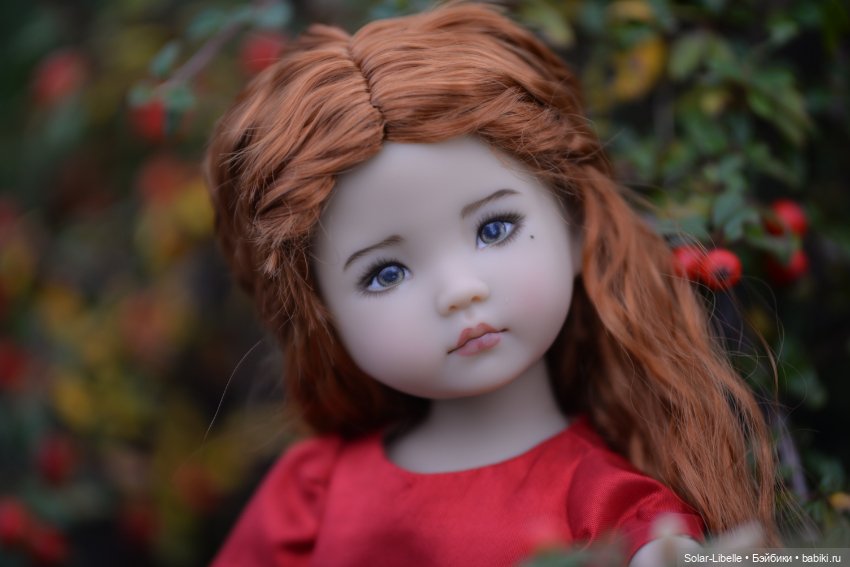 Плачет золотом листьев осень. Куколка Дианы Эффнер