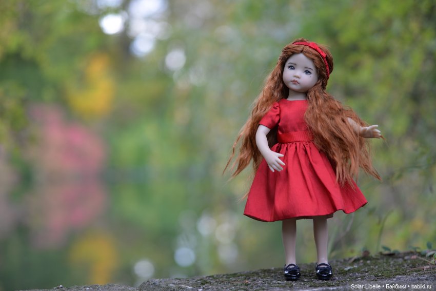 Плачет золотом листьев осень. Куколка Дианы Эффнер