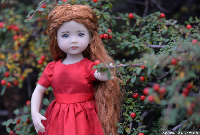 Плачет золотом листьев осень. Куколка Дианы Эффнер