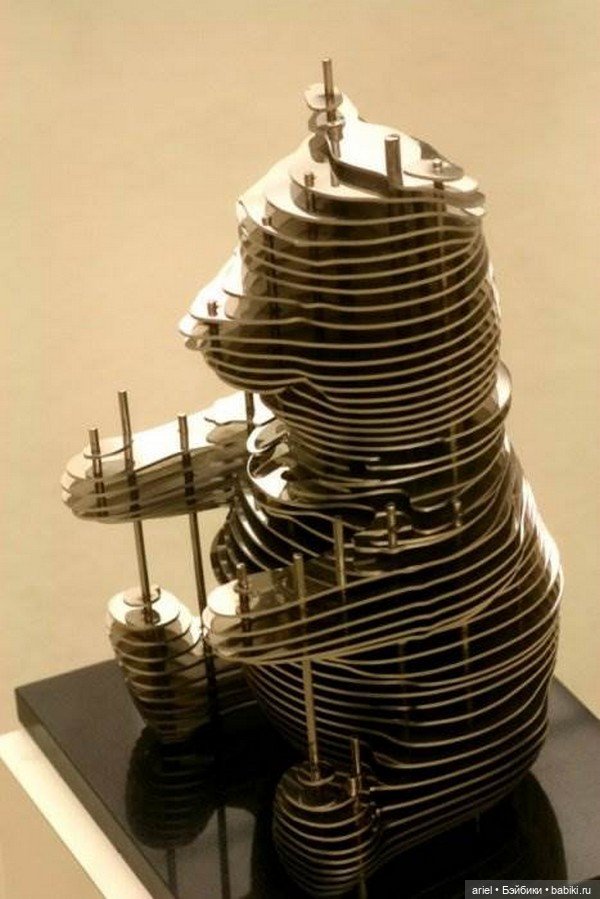 Скульптуры из металла от Chan Girl Park