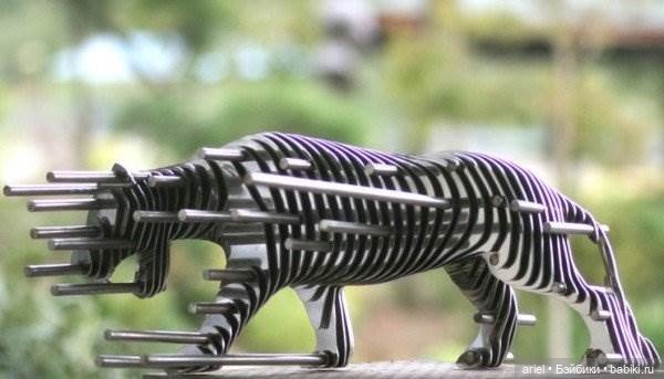 Скульптуры из металла от Chan Girl Park (фото 10)