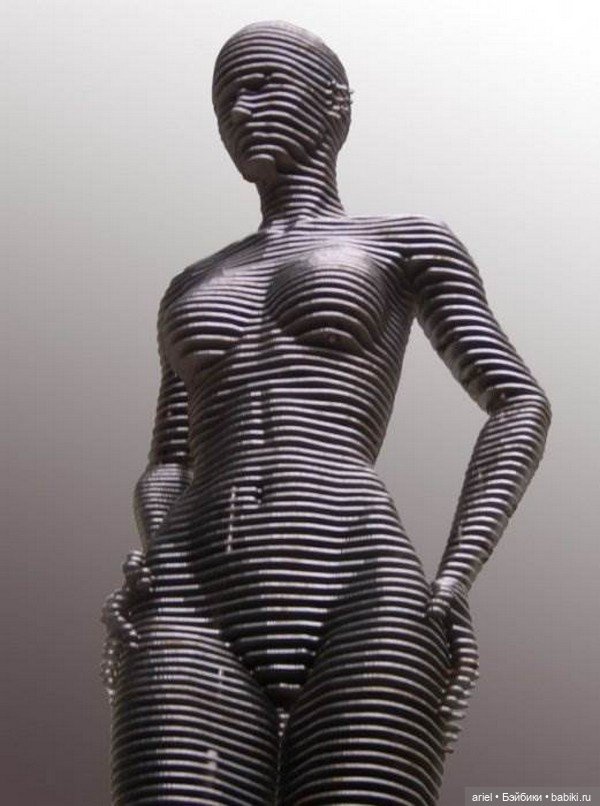 Скульптуры из металла от Chan Girl Park