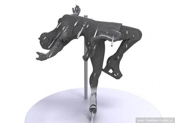 Скульптуры из металла от Chan Girl Park